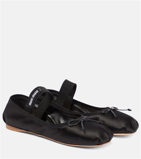 miu miu ballet flats.|marie claire ballet flats.